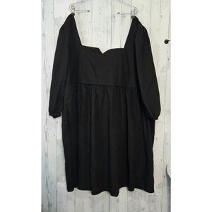 Terra & Sky Cotton Blend Cottagecore Peasant Dress Sz. 4X